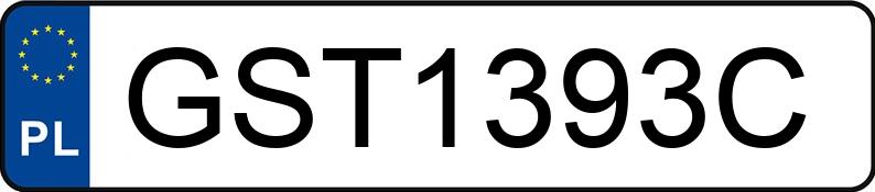 Numer rejestracyjny GST 1393C posiada VOLKSWAGEN Sharan 2.0 TDI-CR MR`11 E5 Trendline BMT - GST1393C