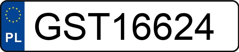 Numer rejestracyjny GST 16624 posiada MERCEDES-BENZ VITO - GST16624