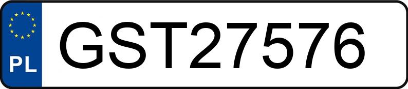 Numer rejestracyjny GST 27576 posiada VOLKSWAGEN Passat GP 1.9 TDI MR`00 E3 Highline - GST27576