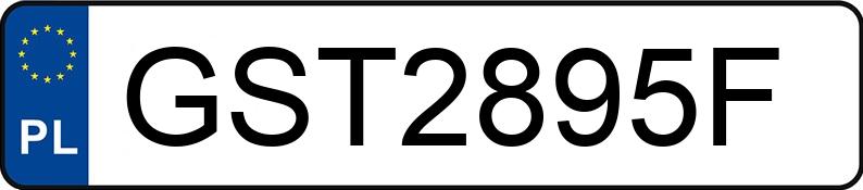 Numer rejestracyjny GST 2895F posiada AUDI A4 2.0 Kat. MR`05 E4 8E A4 2.0 Kat. MR`05 E4 8E - GST2895F