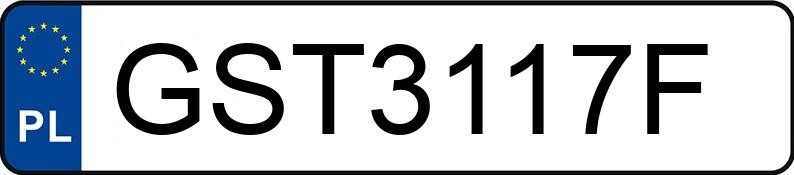 Numer rejestracyjny GST 3117F posiada FORD FOCUS - GST3117F Numer rejestracyjny GST 3117F posiada FORD FOCUS - GST3117F