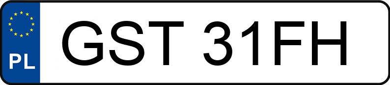 Numer rejestracyjny GST 31FH posiada FIAT CINQUECENTO - GST31FH