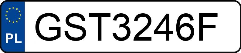 Numer rejestracyjny GST 3246F posiada PORSCHE Panamera MR`09 E4 S - GST3246F
