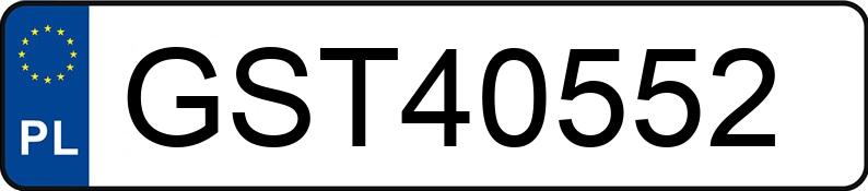 Numer rejestracyjny GST 40552 posiada VOLKSWAGEN PASSAT - GST40552 Numer rejestracyjny GST 40552 posiada VOLKSWAGEN PASSAT - GST40552