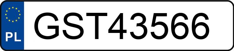 Numer rejestracyjny GST 43566 posiada AUDI A3 Sportback 1.6 MR`09 E4 8P Ambiente - GST43566 Numer rejestracyjny GST 43566 posiada AUDI A3 Sportback 1.6 MR`09 E4 8P Ambiente - GST43566