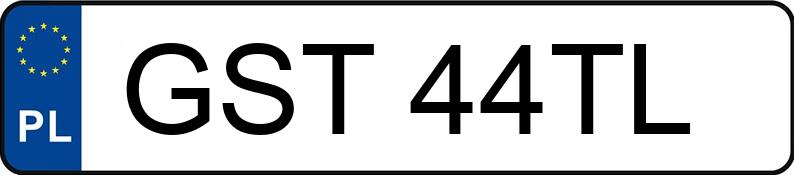 Numer rejestracyjny GST 44TL posiada OPEL OMEGA 2.5 D KOMBI - GST44TL