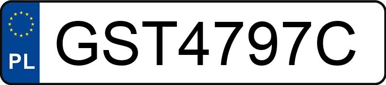Numer rejestracyjny GST 4797C posiada SEAT IBIZA - GST4797C Numer rejestracyjny GST 4797C posiada SEAT IBIZA - GST4797C