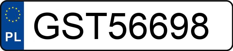 Numer rejestracyjny GST 56698 posiada VOLKSWAGEN PASSAT - GST56698