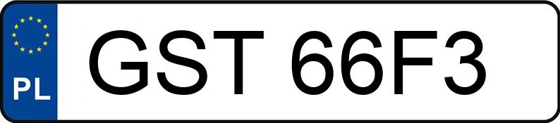 Numer rejestracyjny GST 66F3 posiada KTM Enduro od 1000 ccm 1290 Super Adventure S - GST66F3