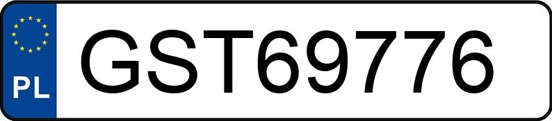 Numer rejestracyjny GST 69776 posiada AUDI Q7 - GST69776 Numer rejestracyjny GST 69776 posiada AUDI Q7 - GST69776