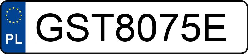 Numer rejestracyjny GST 8075E posiada FORD MONDEO - GST8075E Numer rejestracyjny GST 8075E posiada FORD MONDEO - GST8075E