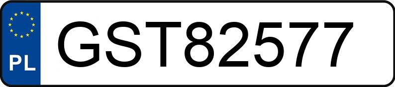 Numer rejestracyjny GST 82577 posiada VOLKSWAGEN PASSAT 2.0 KAT - GST82577