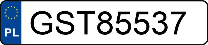 Numer rejestracyjny GST 85537 posiada AUDI Q5 TDI MR`13 E5 8R Q5 TDI MR`13 E5 8R - GST85537