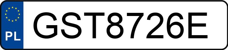 Numer rejestracyjny GST 8726E posiada OPEL ASTRA - GST8726E Numer rejestracyjny GST 8726E posiada OPEL ASTRA - GST8726E