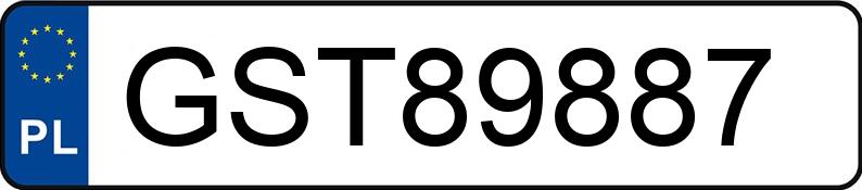 Numer rejestracyjny GST 89887 posiada VOLVO FH - GST89887 Numer rejestracyjny GST 89887 posiada VOLVO FH - GST89887