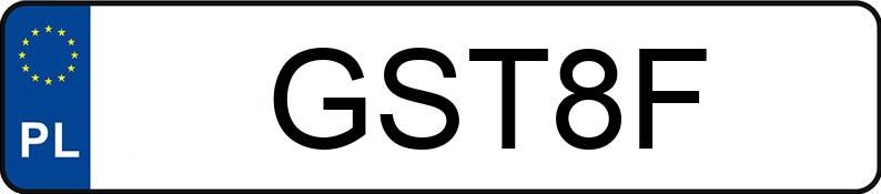 Numer rejestracyjny GST 8F posiada FSO-WARSZAWA POLONEZ 1.5 - GST8F