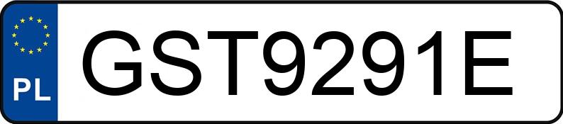 Numer rejestracyjny GST 9291E posiada AUDI A3 1.6 Kat. MR`04 E3 8P Ambiente - GST9291E