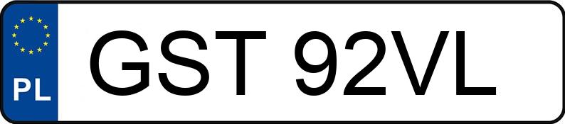 Numer rejestracyjny GST 92VL posiada JEEP GRAND CHEROKEE 3.1 D - GST92VL