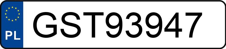 Numer rejestracyjny GST 93947 posiada VOLKSWAGEN POLO 1.4 TDI - GST93947