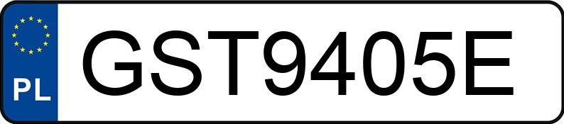 Numer rejestracyjny GST 9405E posiada BMW 118D - GST9405E