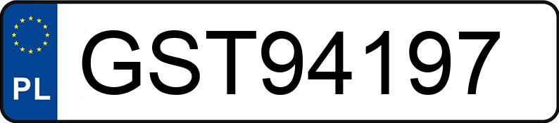 Numer rejestracyjny GST 94197 posiada OPEL CORSA 1.4 - GST94197