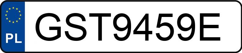 Il numero di registrazione GST 9459E ha BMW 120 Diesel DPF MR`07 E4 E81/87 120 Diesel DPF MR`07 E4 E81/87 - GST9459E