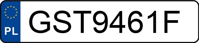 Numer rejestracyjny GST 9461F posiada BMW 740I - GST9461F