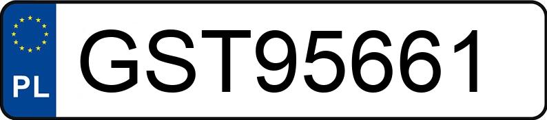 Numer rejestracyjny GST 95661 posiada FORD GALAXY - GST95661