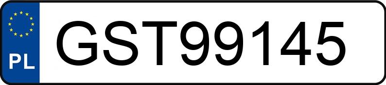 Numer rejestracyjny GST 99145 posiada OPEL Astra III GTC 1.9 CDTI MR`04 E4 Cosmo Aut. - GST99145