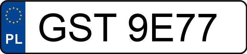 Numer rejestracyjny GST 9E77 posiada SUZUKI Choppery/Cruisery M 1800 R Intruder - GST9E77