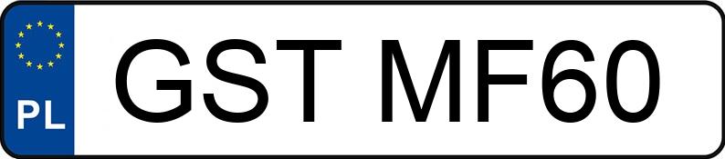 Numer rejestracyjny GST MF60 posiada VOLKSWAGEN Sharan 1.9 TDI MR`95 E2 Comfortline - GSTMF60