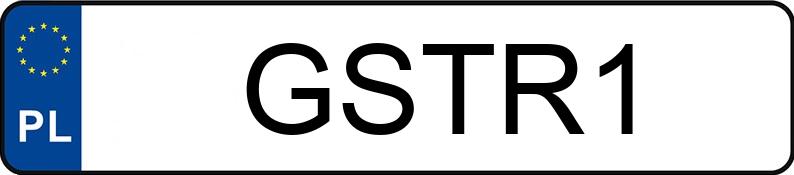 Numer rejestracyjny GST R1 posiada CHEVROLET CORVETTE - GSTR1