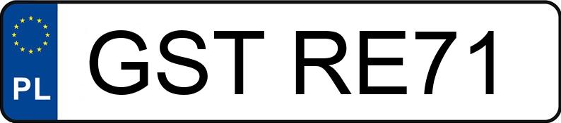 Numer rejestracyjny GST RE71 posiada VOLKSWAGEN LT - GSTRE71