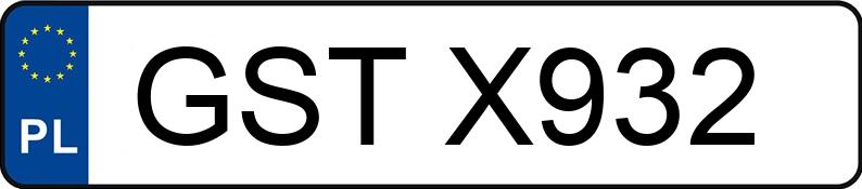 Numer rejestracyjny GST X932 posiada SEAT IBIZA 0.9 - GSTX932 Numer rejestracyjny GST X932 posiada SEAT IBIZA 0.9 - GSTX932