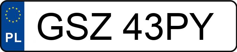 Mistrz parkowania w pojeździe o numerach GSZ43PY