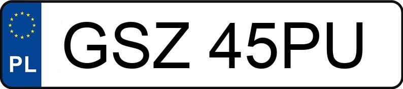 Numer rejestracyjny GSZ 45PU posiada CITROEN C8 2.0 HDI MR`02 E5 Confort - GSZ45PU