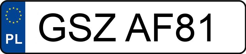 Numer rejestracyjny GSZ AF81 posiada RENAULT Megane Coupe-Cabrio 1.6 MR`06 E4 Authentique - GSZAF81
