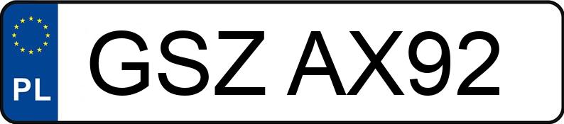 Numer rejestracyjny GSZ AX92 posiada CHEVROLET Aveo II 1.2 16V MR`08 E4 Base A/C - GSZAX92