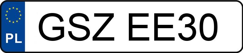 Numer rejestracyjny GSZ EE30 posiada MERCEDES-BENZ GLK 250 CDI BlueTEC MR`12 E5 X204 GLK 250 CDI BlueTEC MR`12 E5 X204 - GSZEE30