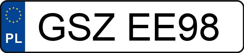 Il numero di registrazione GSZ EE98 ha BMW 318i Kat. MR`98 E46 318i Kat. MR`98 E46 - GSZEE98