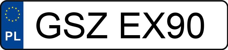 Numer rejestracyjny GSZ EX90 posiada BMW 335i Coupe MR`06 E5 E92 335i Coupe MR`06 E5 E92 - GSZEX90