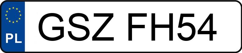 Numer rejestracyjny GSZ FH54 posiada FORD PUMA - GSZFH54 Numer rejestracyjny GSZ FH54 posiada FORD PUMA - GSZFH54