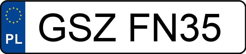 Numer rejestracyjny GSZ FN35 posiada BMW 318D - GSZFN35