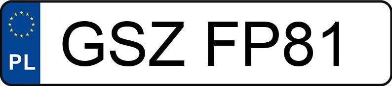 Numer rejestracyjny GSZ FP81 posiada AUDI A6 Quattro 2.8 FSI MR`11 E5 4G S tronic - GSZFP81