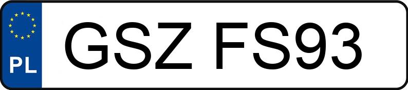 Numer rejestracyjny GSZ FS93 posiada VOLKSWAGEN CADDY - GSZFS93