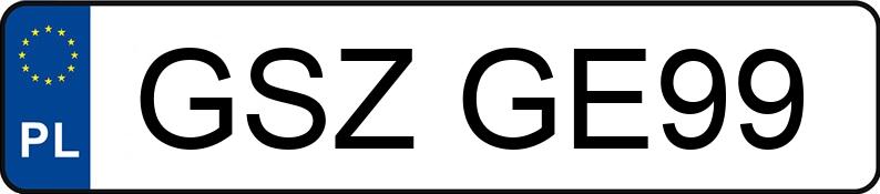 Numer rejestracyjny GSZ GE99 posiada BMW 320 Diesel MR`19 E6d G20 xDrive Steptronic - GSZGE99