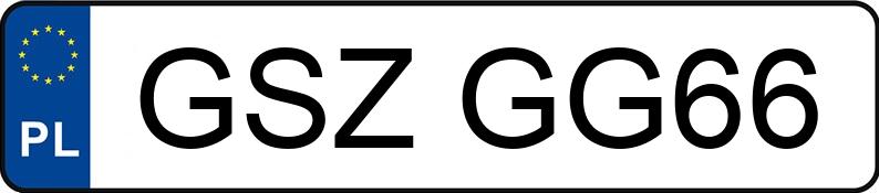 Numer rejestracyjny GSZ GG66 posiada VOLKSWAGEN TIGUAN - GSZGG66