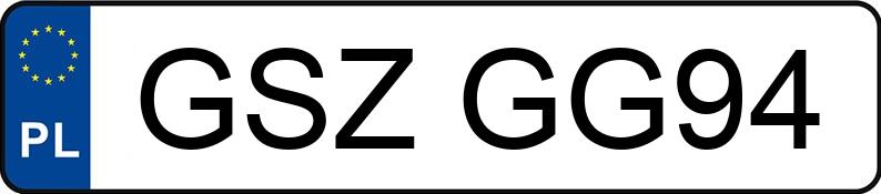 Numer rejestracyjny GSZ GG94 posiada AUDI A4 1.8 Kat. MR`00 E3 8E T Multitronic - GSZGG94