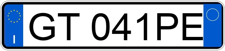 Numer rejestracyjny GT041PE posiada VOLKSWAGEN Golf 8a serie