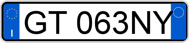 Numer rejestracyjny GT063NY posiada CITROEN C3 3a serie